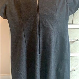 Gray Mid Length Dress